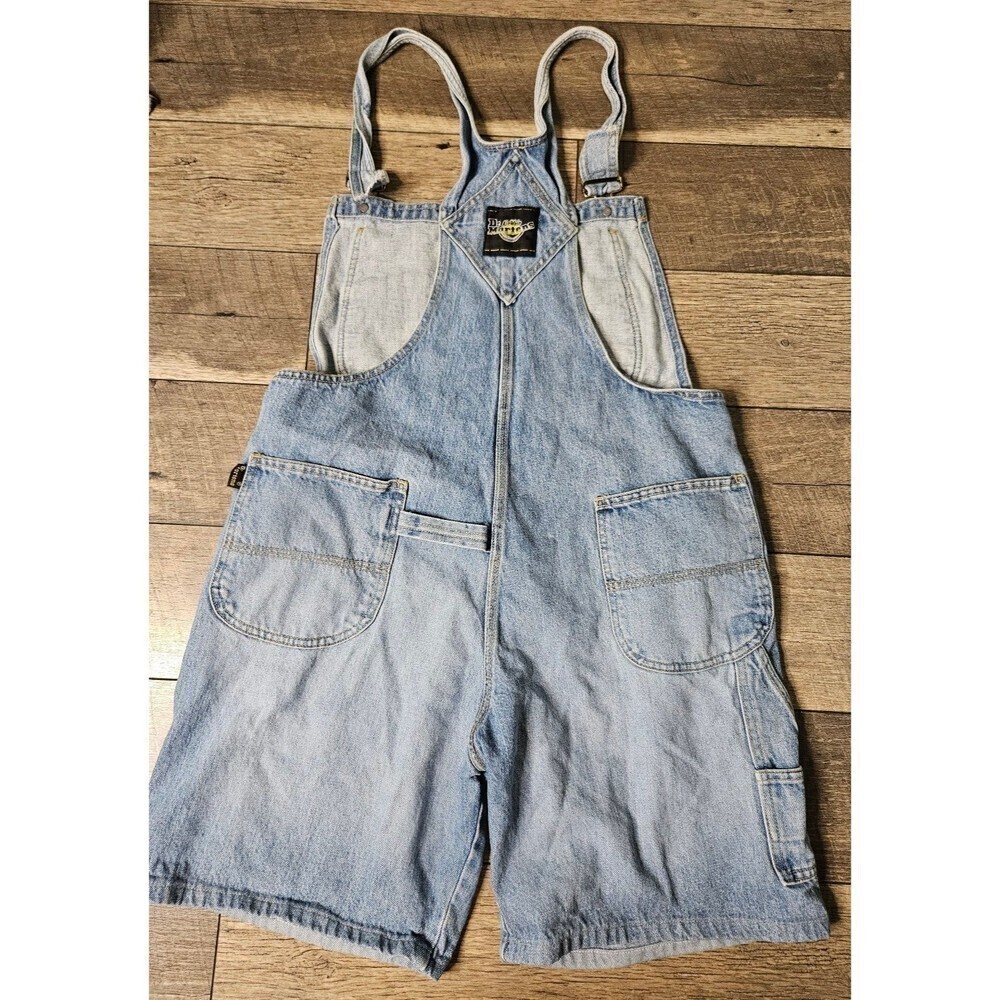 Dr. Martens RARE Vintage Denim Jean Bibs Overalls Size XL Unisex - Picture 8 of 10